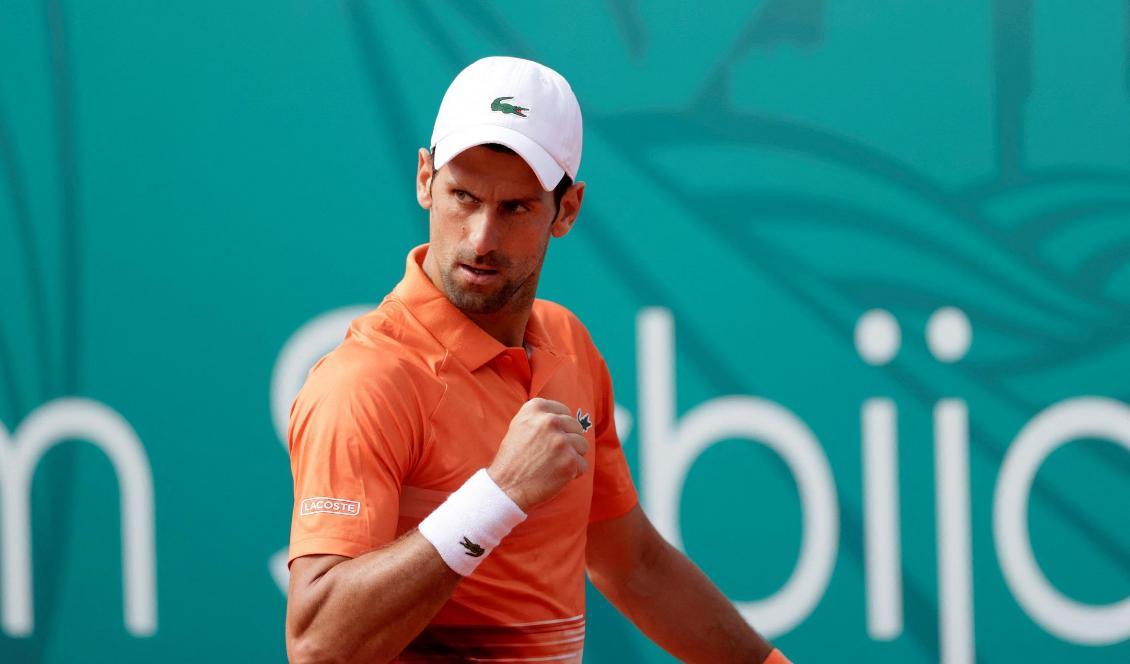 Tennisspelaren Novak Djokovic. Foto: Pedja Milosavljevic/AFP via Getty Images