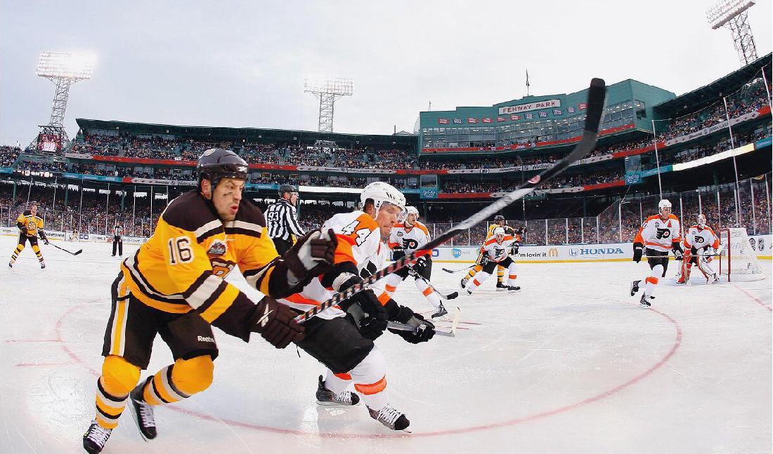 


Den fjortonde upplagan av NHL Winter Classic avgörs i Boston nästa år. Bilden är från mötet mellan Boston Bruins och Philadelphia Flyers 2010. Foto: Jim McIsaac/Getty Images                                                                                                                                    