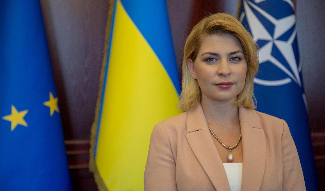 Olha Stefanisjyna är Ukrainas biträdande premiärminister med ansvar för europeisk och euro-atlantisk integration. Foto: Nik Medved/Ukrainas biträdande premiärministers kansli/TT