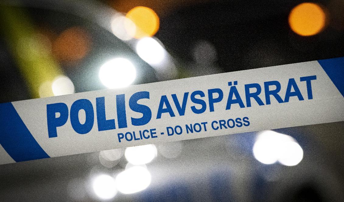 Poliser avlossade skotten i östra Göteborg under onsdagskvällen. Arkivbild. Foto: Johan Nilsson/TT