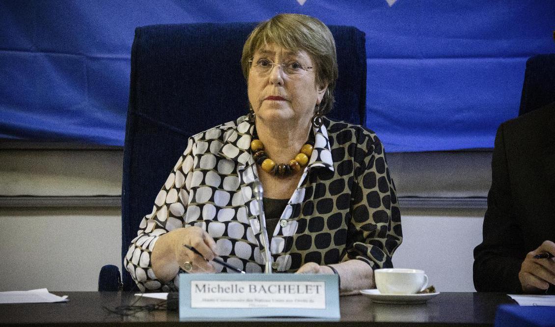 FN:s högkommissionär för mänskliga rättigheter, Michelle Bachelet, åker till Kina och Xinjiang nästa vecka. Arkivbild. Foto: Sophie Garcia/AP/TT