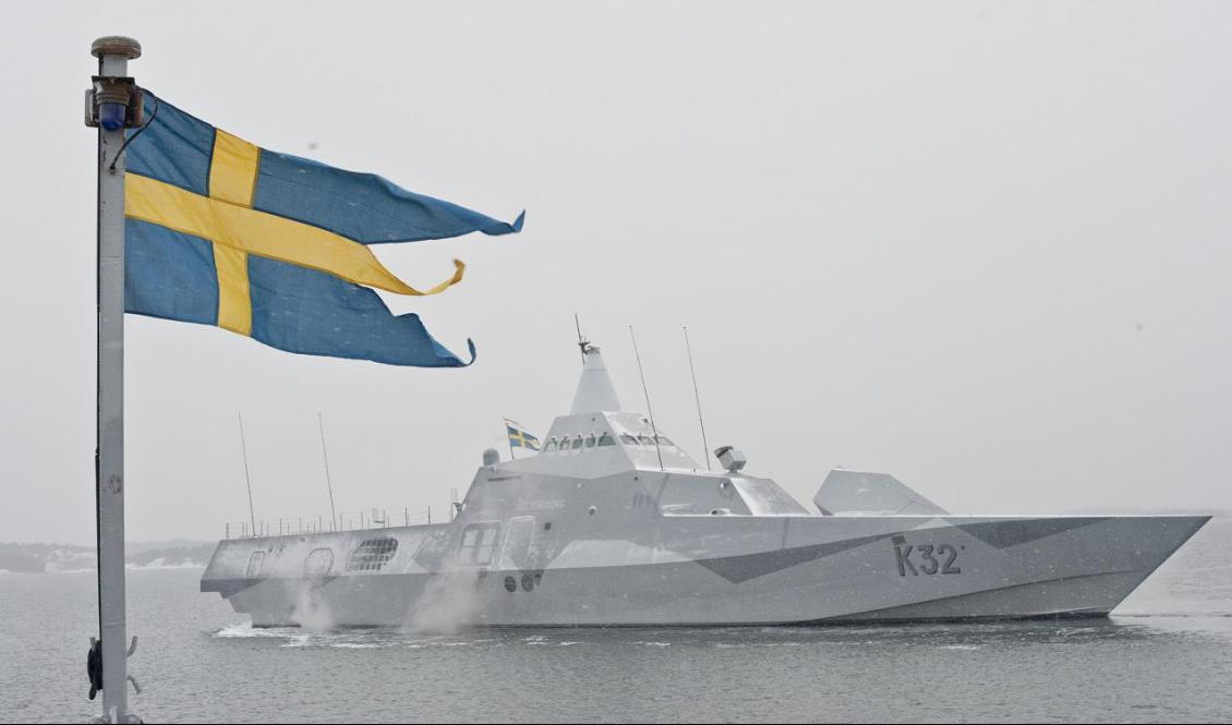 På bilden syns Visbykorvetten HMS Helsingborg. Foto: Niklas Ehlén