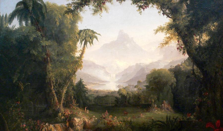 ”The Garden of Eden,” cirka 1828, av Thomas Cole. Amon Carter Museum of American Art. Foto: Public Domain