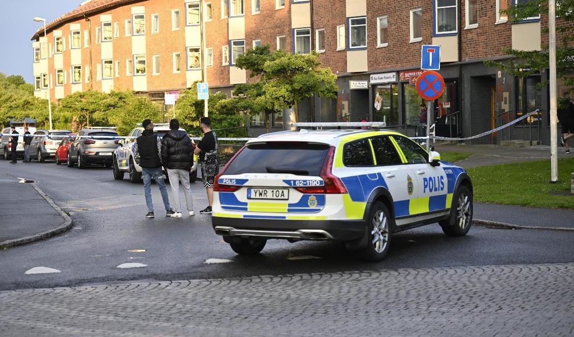 En person har avlidit på sjukhus efter skottlossning i Kristianstad. Foto: Fredrik Sandberg/TT