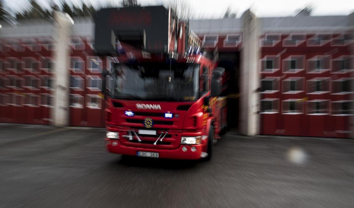 Räddningstjänsten ryckte ut till branden i centrala Norrtälje. Arkivbild. Foto: Pontus Lundahl/TT