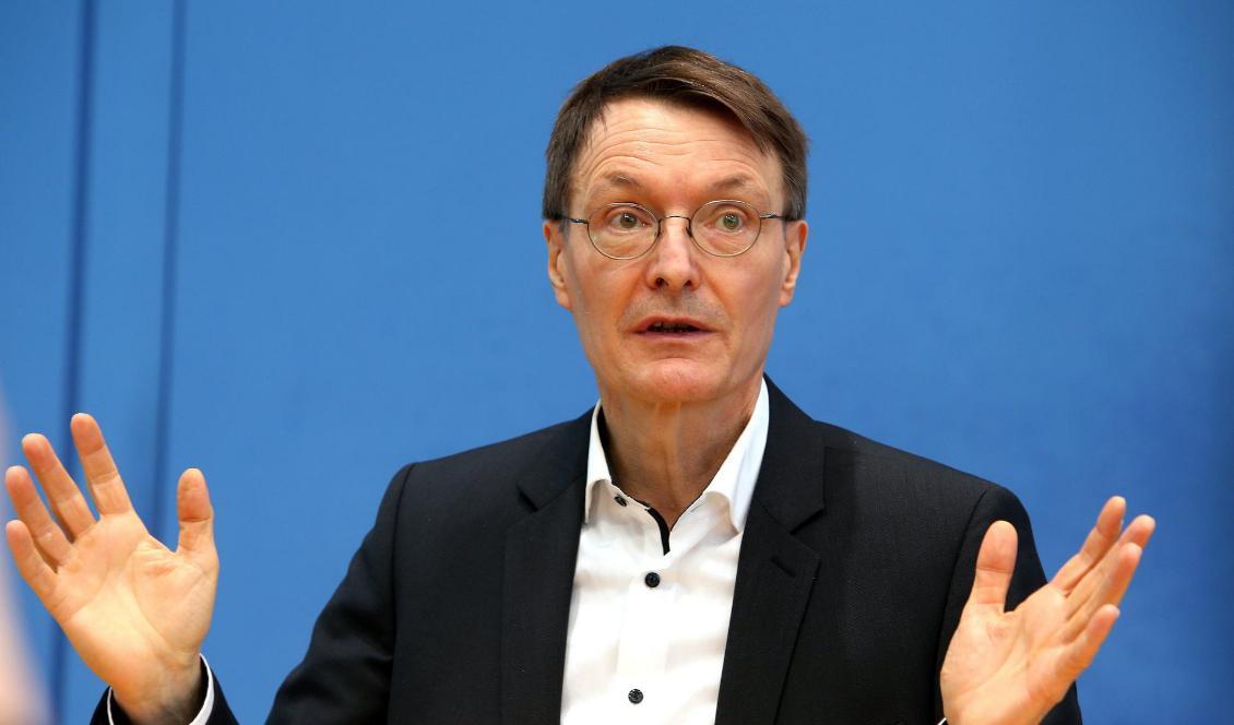 Tyskland hälsominister Karl Lauterbach. Foto: Mika Schmidt – POOL/Getty Images