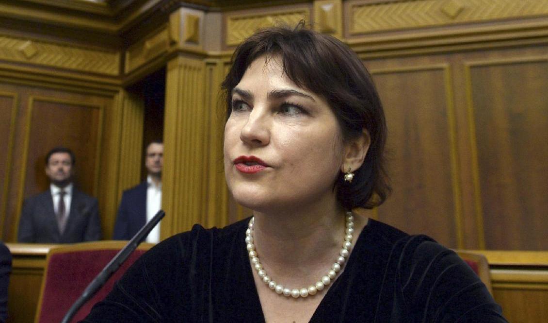 Iryna Venediktova 2020. Arkivbild. Foto: Ukrainas presidentkansli/AP/TT