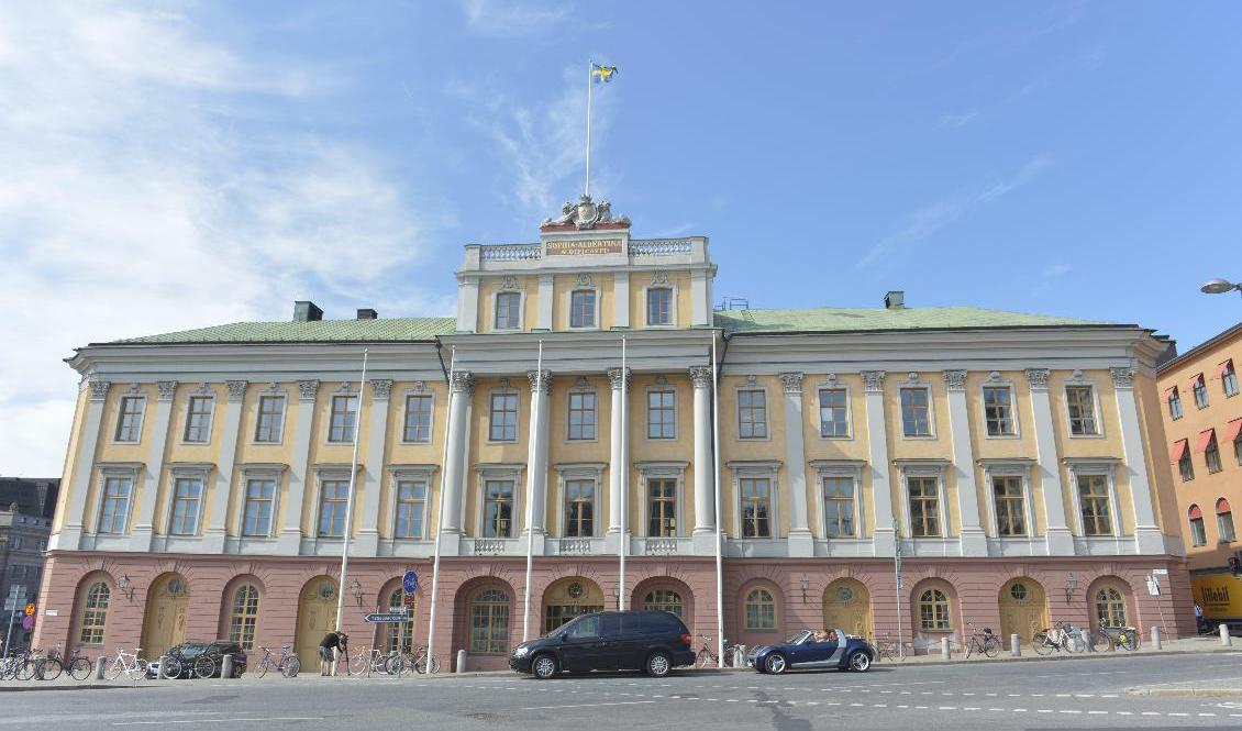 Utrikesdepartementet vid Gustaf Adolfs torg i Stockholm. Arkivbild. Foto: Jonas Ekströmer/TT
