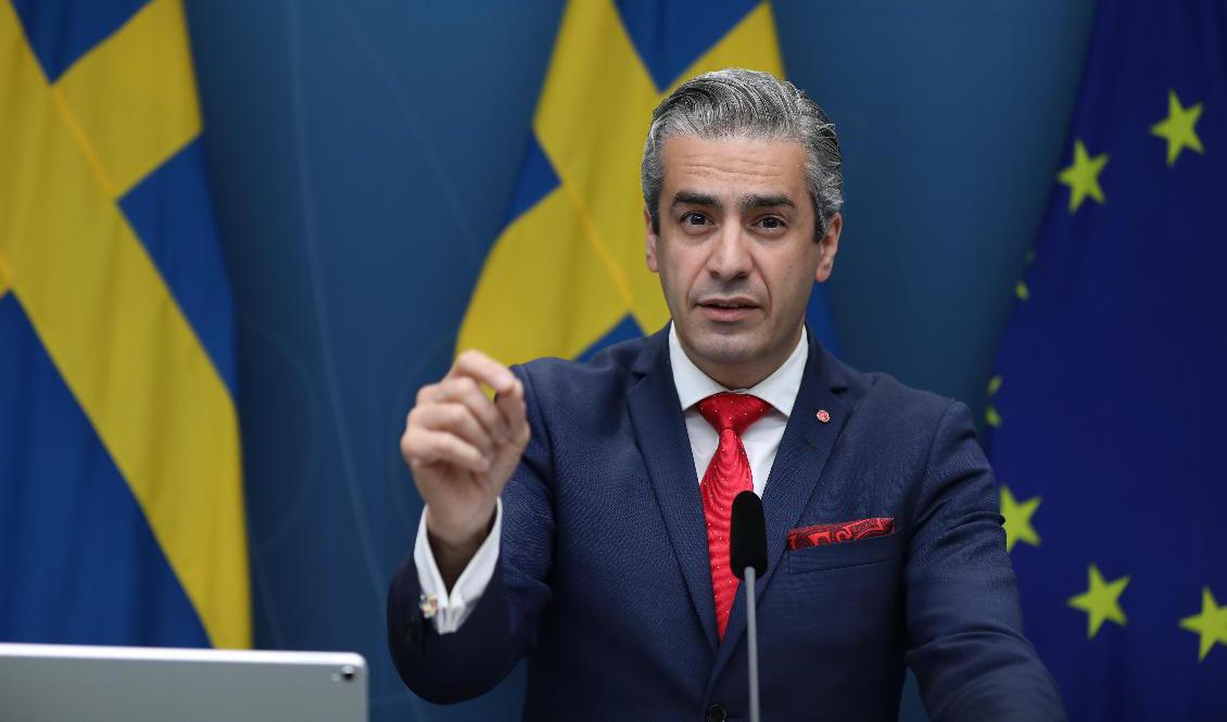 Energiminister Khashayar Farmanbar. Arkivbild. Foto: Ali Lorestani/TT