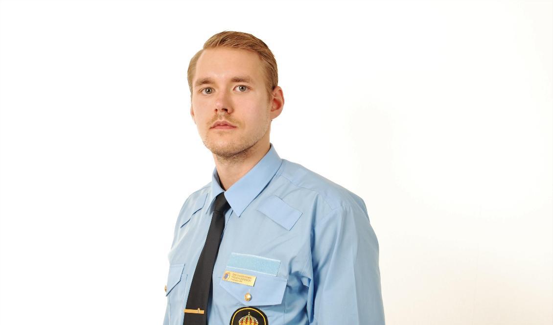 Dennis Johansson Strömberg, presstalesperson vid polisregion Öst. Foto: Lars Hedelin/Polisen