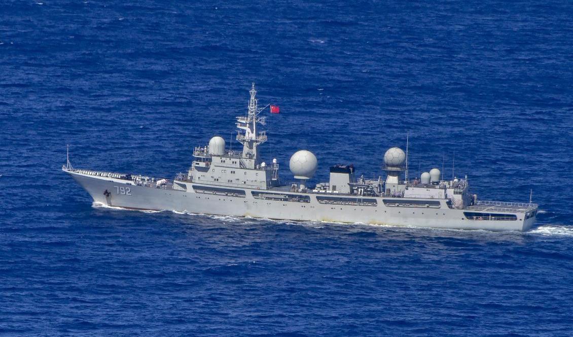 Kinesiskt militärfartyg. Arkivbild. Foto: Australiens försvarsdepartement/AP/TT
