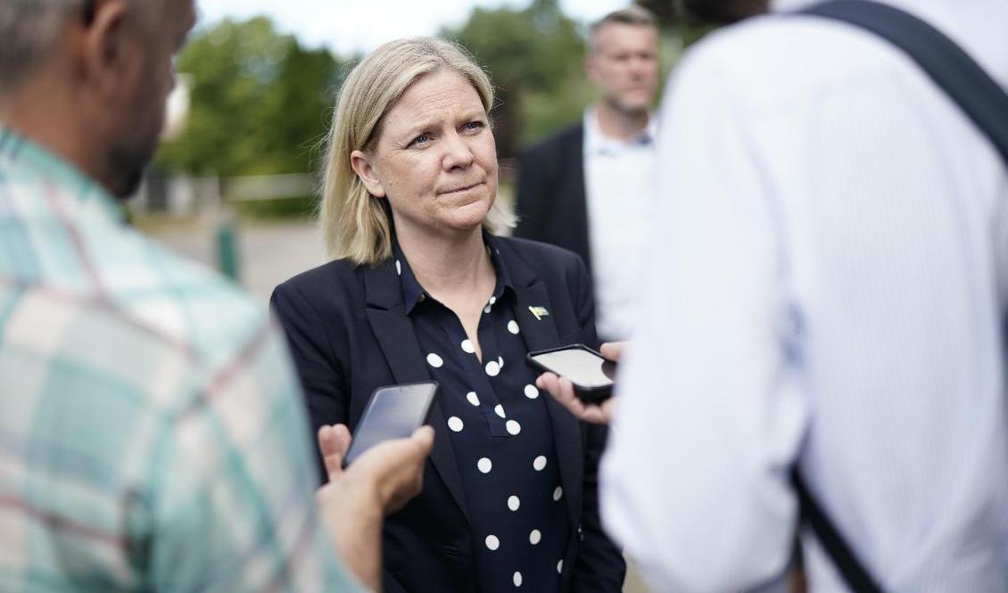 Statsminister Magdalena Andersson (S). Arkivbild. Foto: Björn Larsson Rosvall/TT