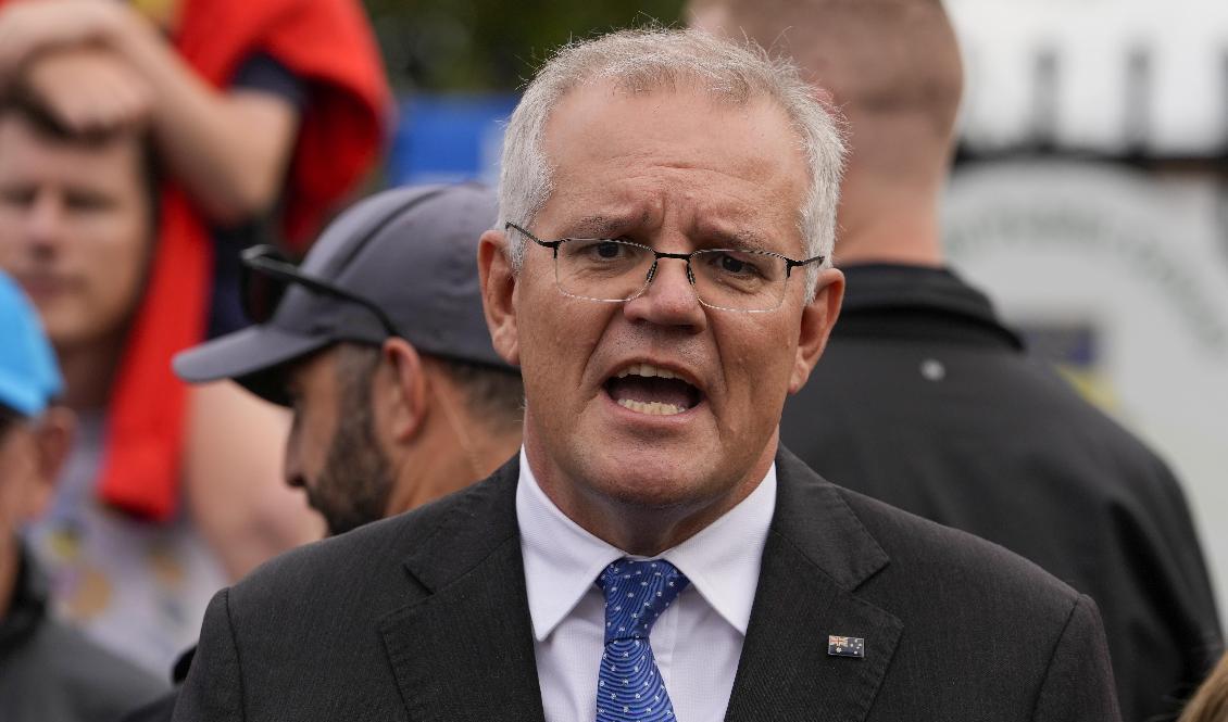 Australiens tidigare premiärminister Scott Morrison. Arkivbild. Foto: Mark Baker/AP/TT