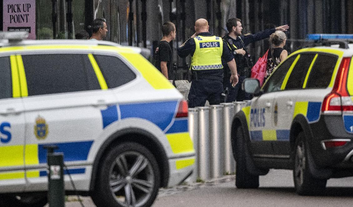 Skottlossningen inträffade sent på fredagseftermiddagen i köpcentrumet Emporia i Malmö. Foto: Johan Nilsson/TT