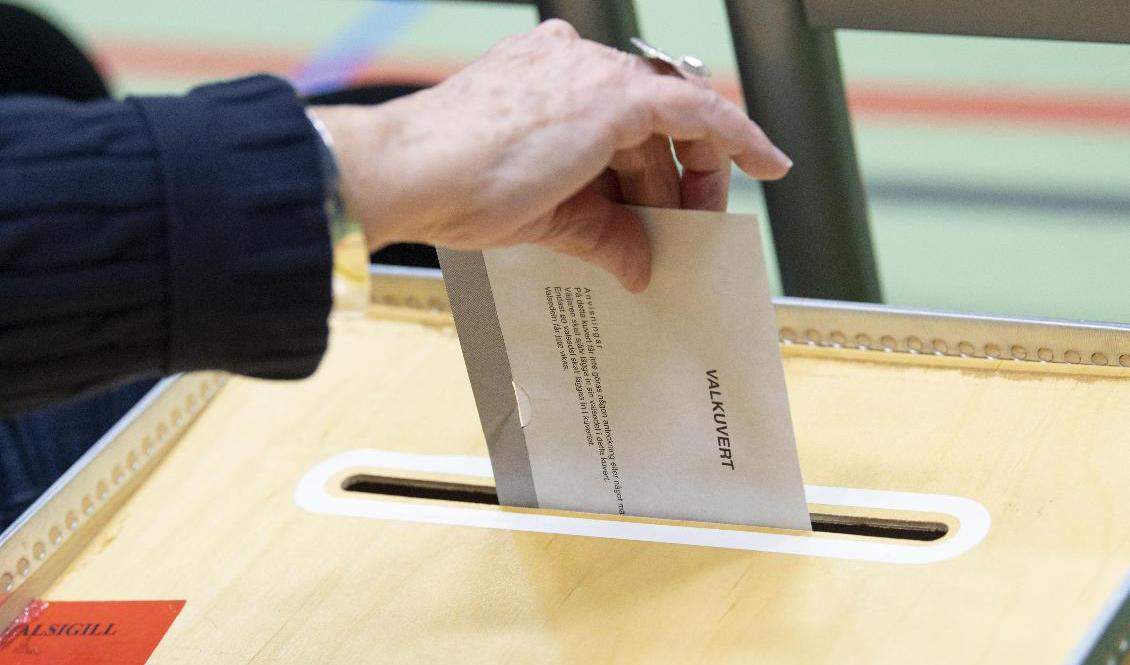 Enligt Valmyndigheten kommer öppettiderna vara extra generösa i förtidsröstningslokalerna i år. Arkivbild. Foto: Johan Nilsson/TT