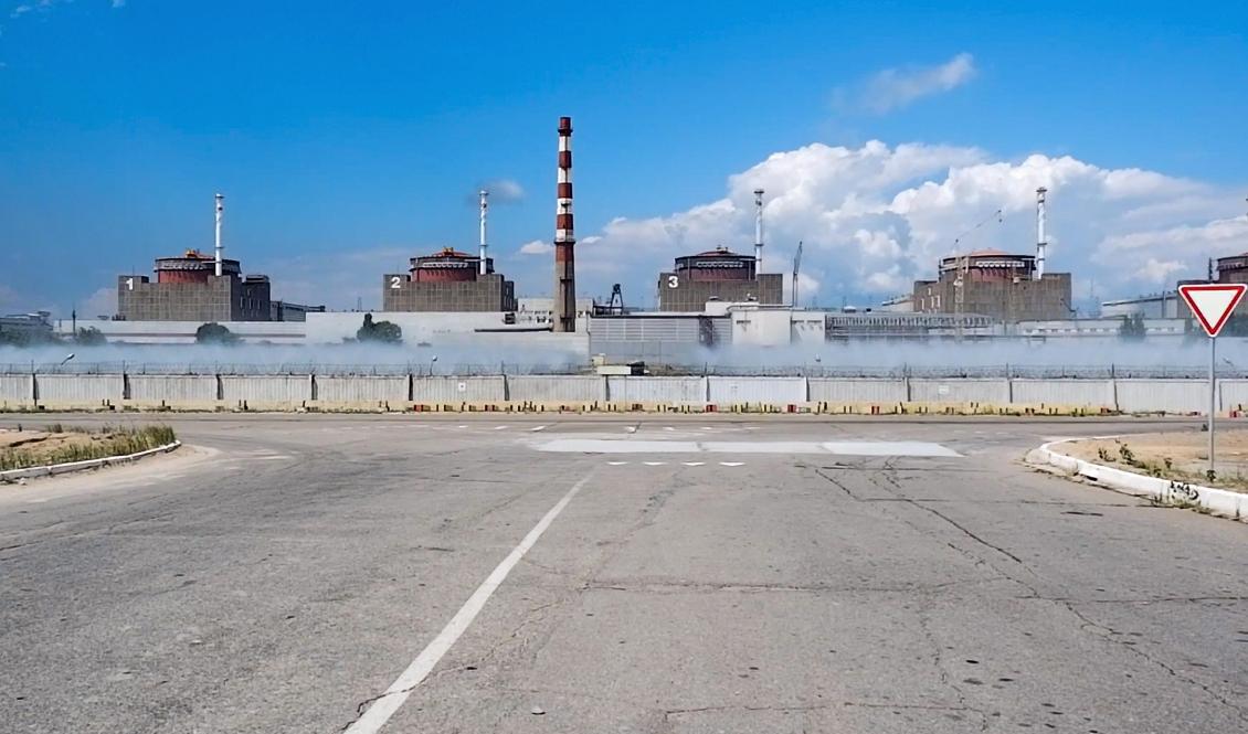 Kärnkraftverket Zaporizjzja i Ukraina. Arkivbild. Foto: Ryska försvarsdepartementet/AP/TT