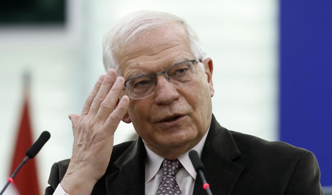 EU:s utrikeschef Josep Borrell skriver på Twitter att Kosovo och Serbien har nått en överenskommelse om resande över gränsen. Arkivbild. Foto: Jean-Francois Badias/AP/TT