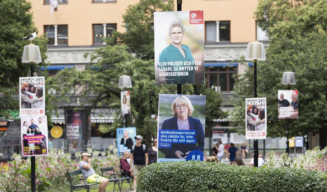 Foto I dag är det bara en av trettio vuxna som är medlem i ett riksdagsparti. Arkivbild. Foto: Henrik Montgomery/TT