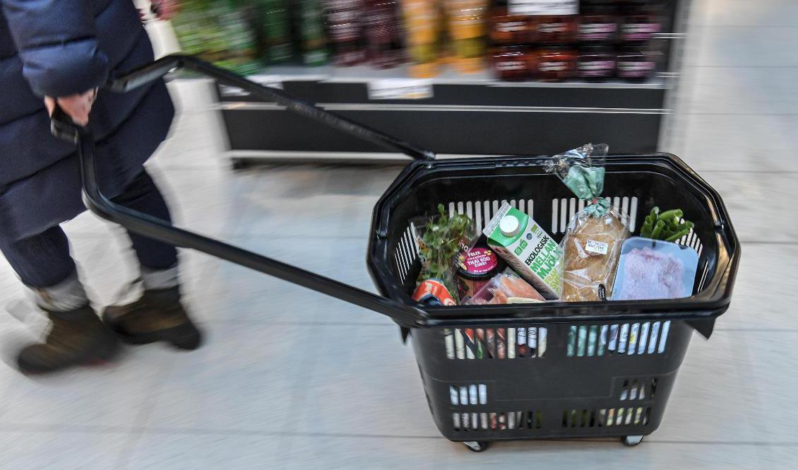Maten fortsätter bli dyrare. Arkivbild. Foto: Anders Wiklund/TT
