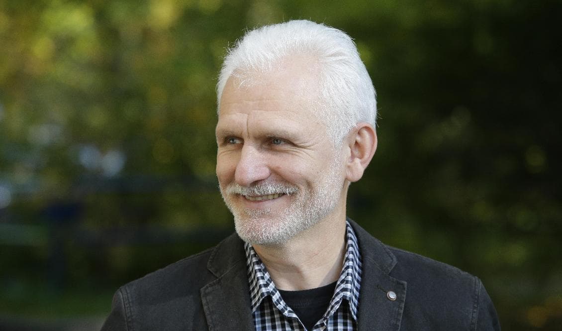 Ales Bjaljatski. Bild från 2020. Foto: Rog Walker/Right Livelihood