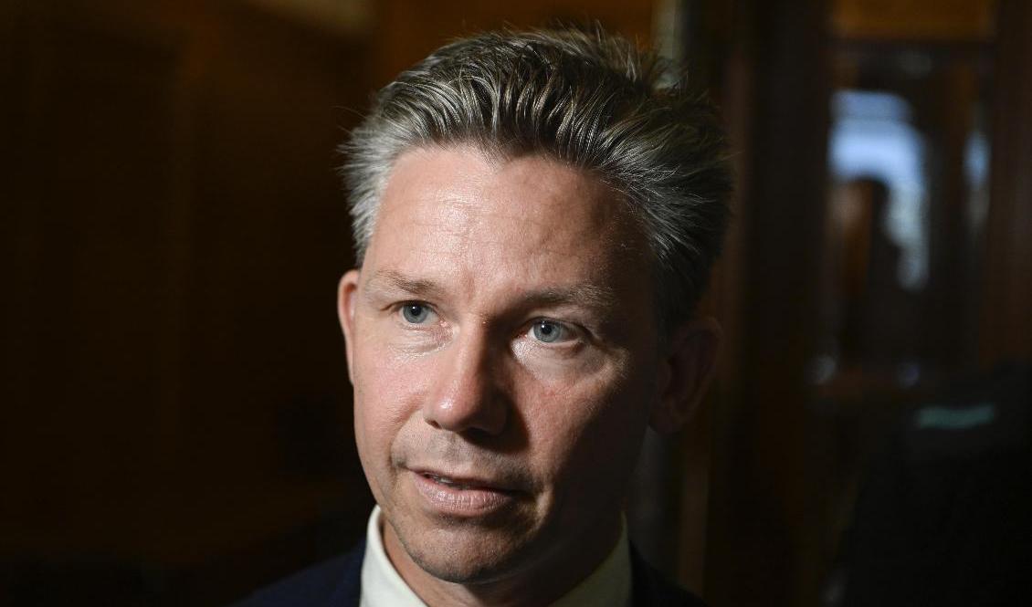Försvarsminister Pål Jonson (M). Arkivbild. Foto: Jessica Gow/TT
