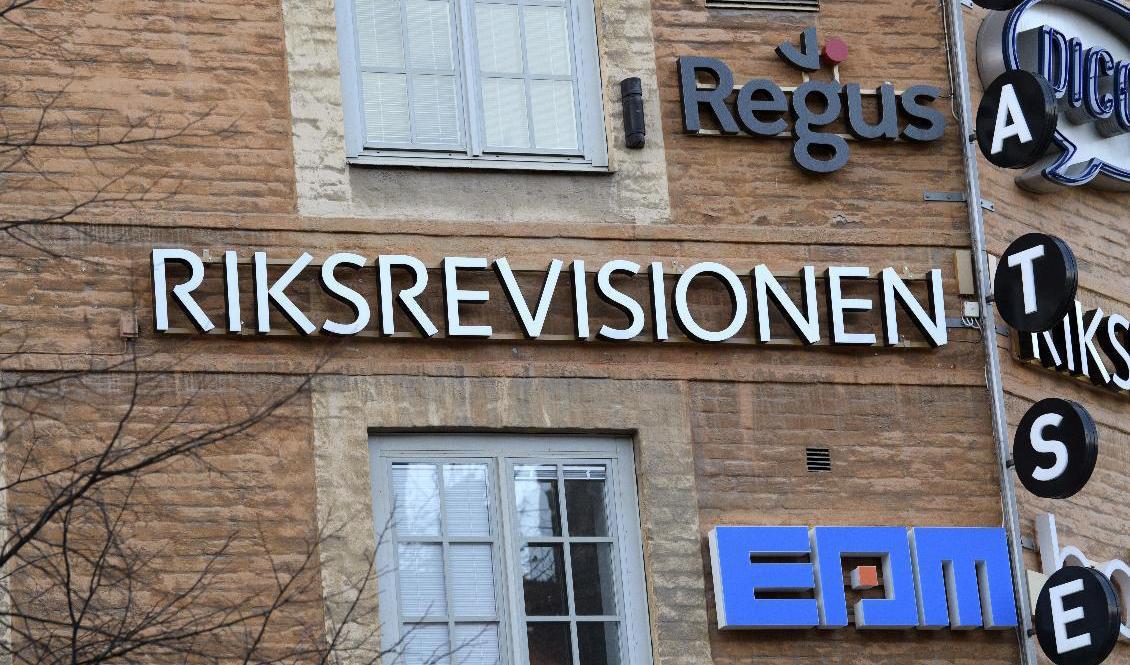 Exteriör Riksrevisionen i Stockholm. Arkivbild. Foto: Jessica Gow/TT