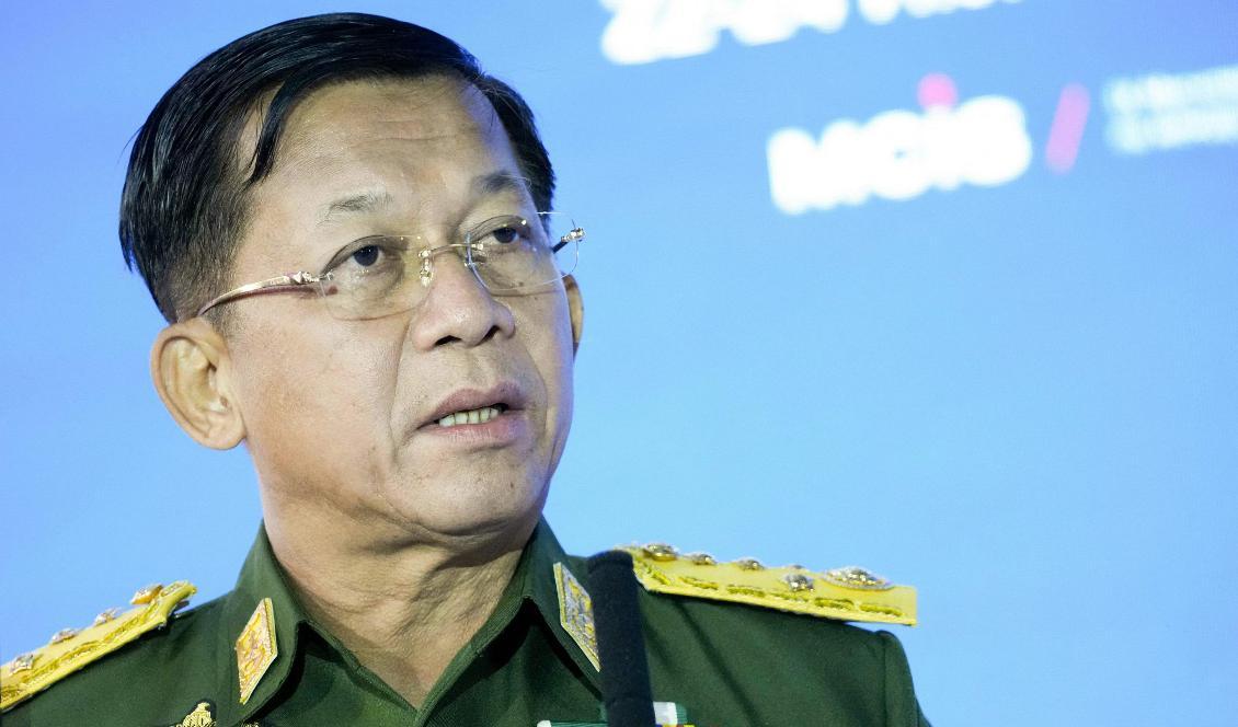 



Militärjuntans chef Min Aung Hlaing. Foto: Alexander Zemlianichenko/POOL/AFP via Getty Images                                                                                                                                                                                