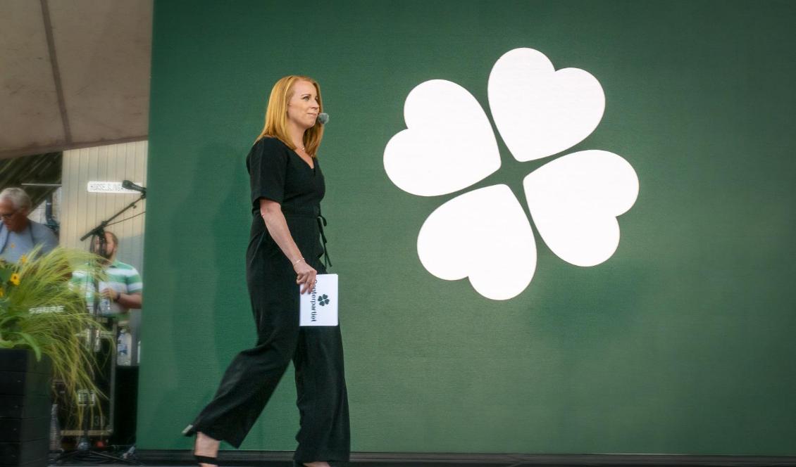 Centerpartiets ledare Annie Lööf. Foto: Bilbo Lantto