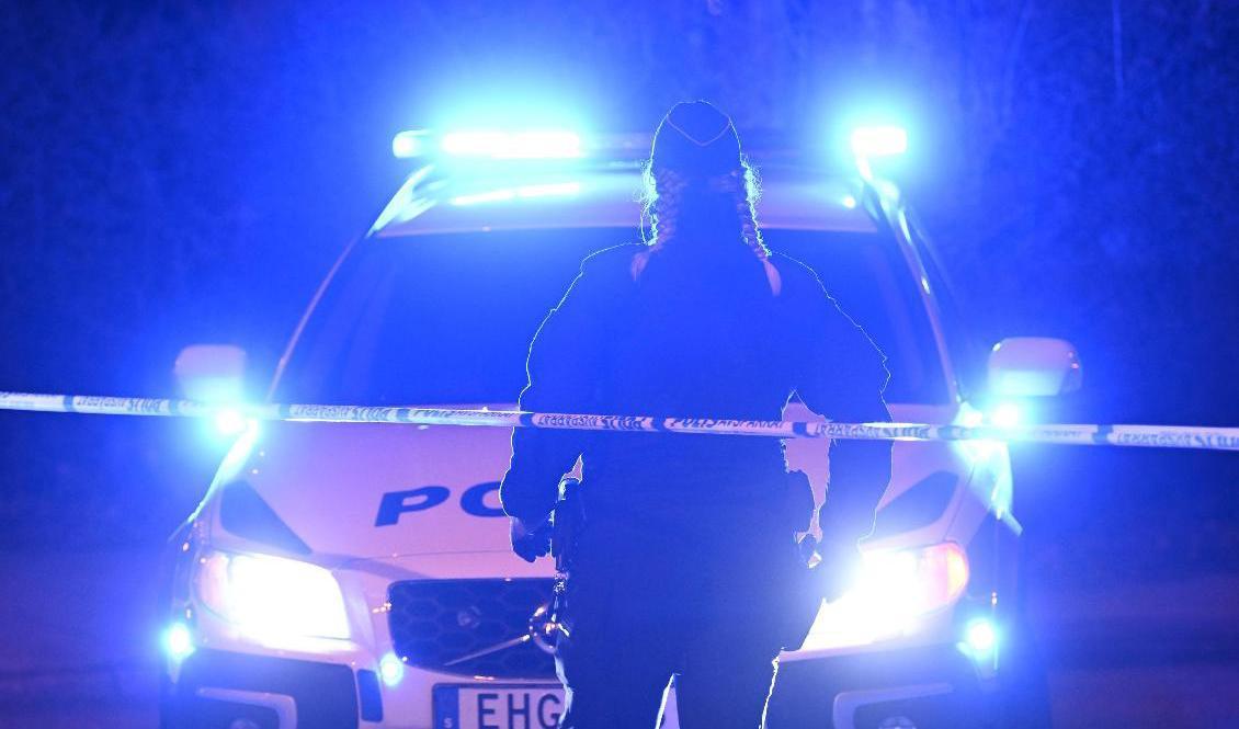 
En man sköts till döds i Gävle under lördagskvällen. Två män har anhållits misstänkta för mord. Arkivbild. Foto: Johan Nilsson/TT                                            