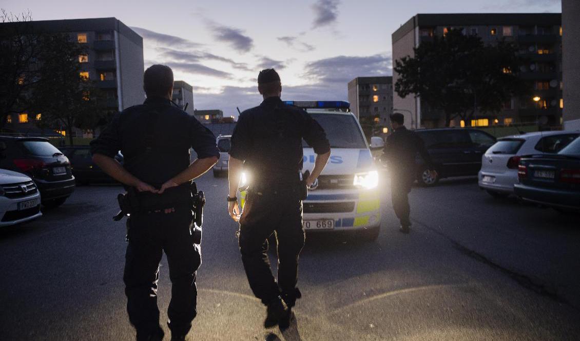 Skärpta straff för våldsamma gänguppgörelser blir verklighet nästa år. Arkivbild. Foto: Vilhelm Stokstad/TT