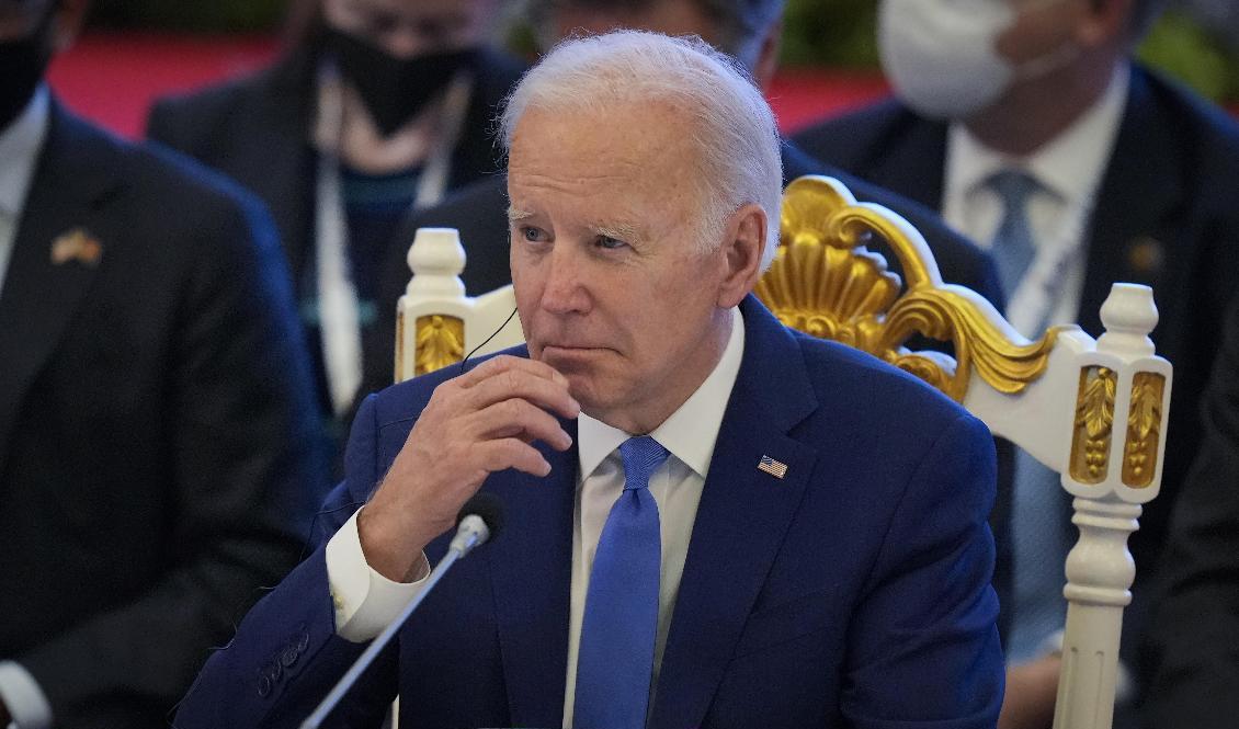 USA:s president Joe Biden. Foto: Vincent Thian/AP/TT