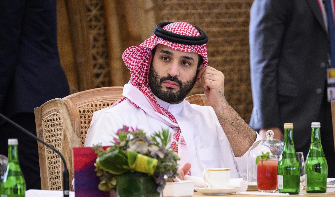 Saudiarabiens kronprins Mohammed bin Salman vid G20-mötet i Indonesien. Foto: Leon Neal/AP/TT