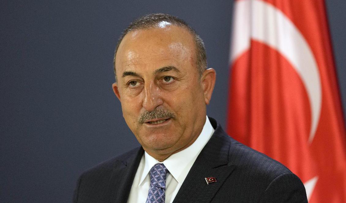 Turkiets utrikesminister Mevlüt Cavusoglu och utrikesdepartementet ska ha kallat upp Sveriges ambassadör i Turkiet, enligt turkiska medier. Arkivbild. Foto: Darko Vojinovic/AP/TT