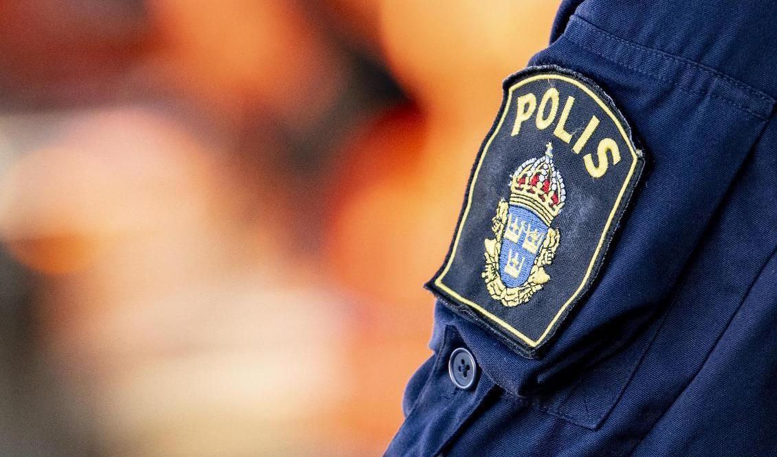 Ett misstänkt grovt brott misstänks ha begåtts under lördagsförmiddagen. Foto: Johan Nilsson/TT