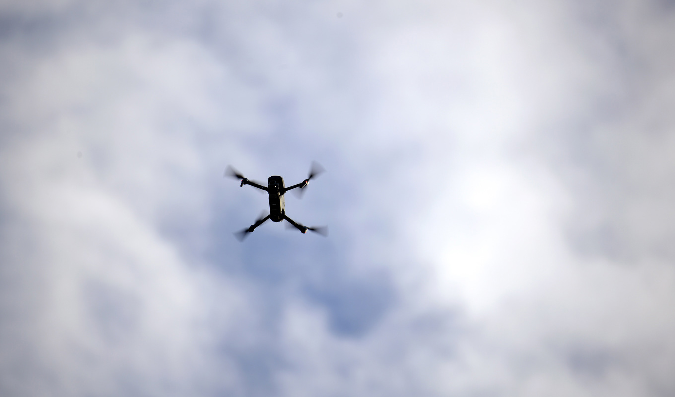 En rysk man som flugit drönare i Norge döms till 120 dagars fängelse. Arkivbild. Foto: Janerik Henriksson/TT