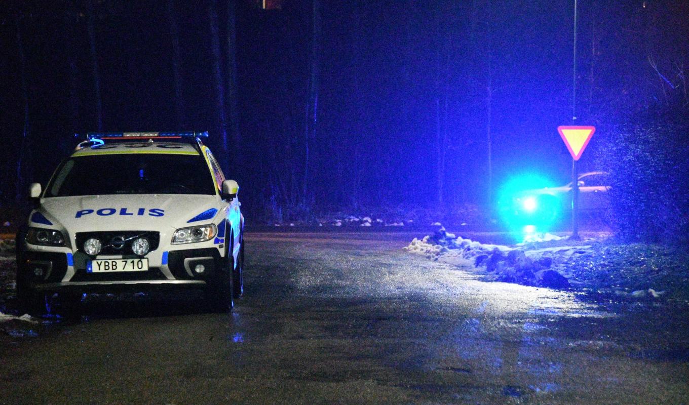 En polis skadades allvarligt vid ett ingripande på torsdagskvällen. Foto: Daniel Sjöholm / TT