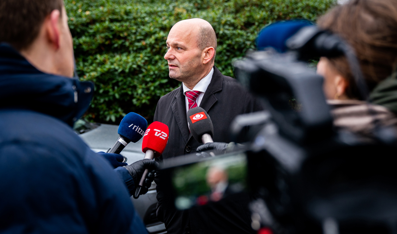 Konservative folkepartis partiledare Søren Pape Poulsen. Arkivbild. Foto: Ida Marie Odgaard/Ritzau/TT