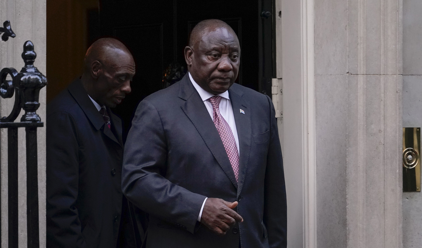 Sydafrikas president Cyril Ramaphosa. Arkivbild. Foto: Alberto Pezzali/AP/TT