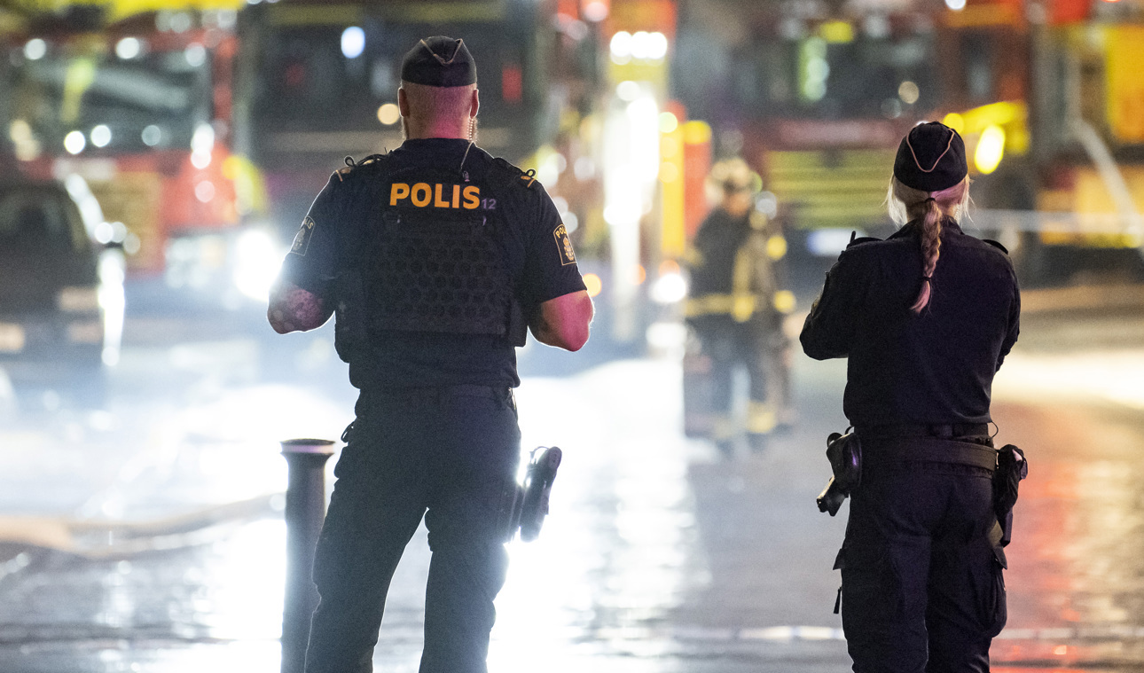 Polisyrket ska uppvärderas genom höjda löner och fördubblat ob-tillägg. Arkivbild. Foto: Johan Nilsson/TT