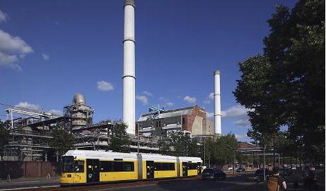 Gaskraftvärmeverk i Klingenberg, Berlin. Tyskland är starkt beroende av naturgas från Ryssland för uppvärmning. Foto: Sean Gallus/Getty Images