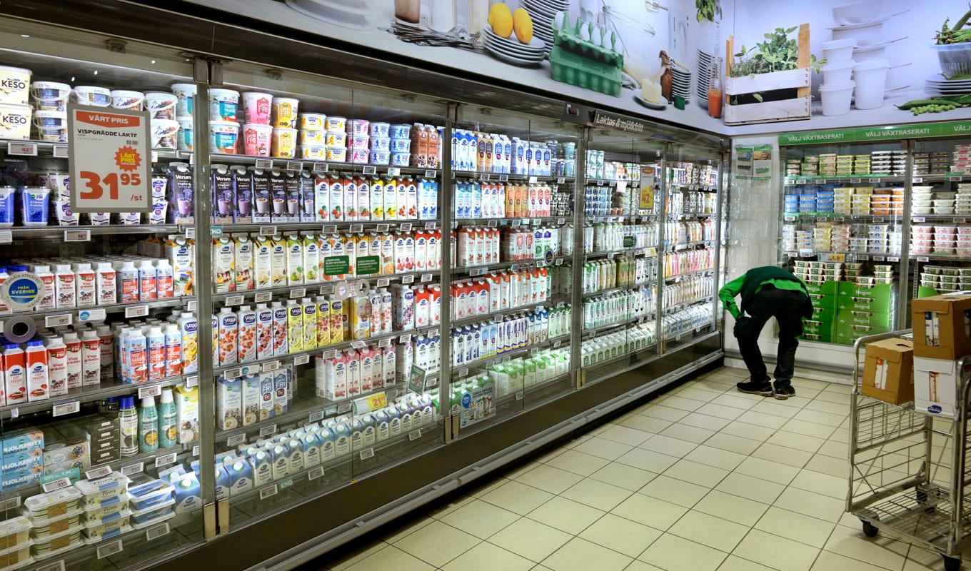 Inflationen påverkar dagligvaruhandeln. Arkivbild. Foto: Janerik Henriksson/TT