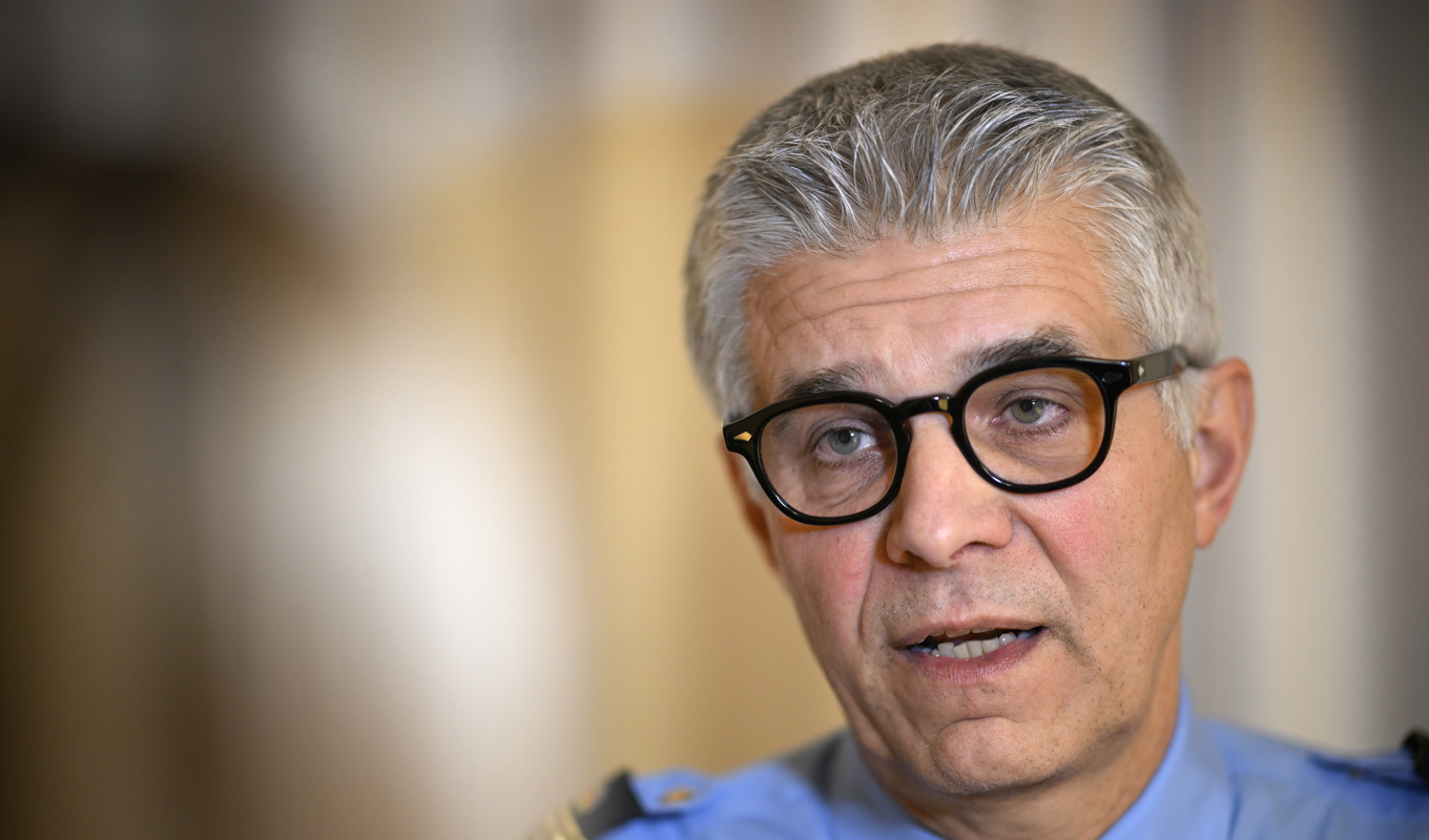 Rikspolischef Anders Thornberg. Arkivbild. Foto: Anders Wiklund/TT