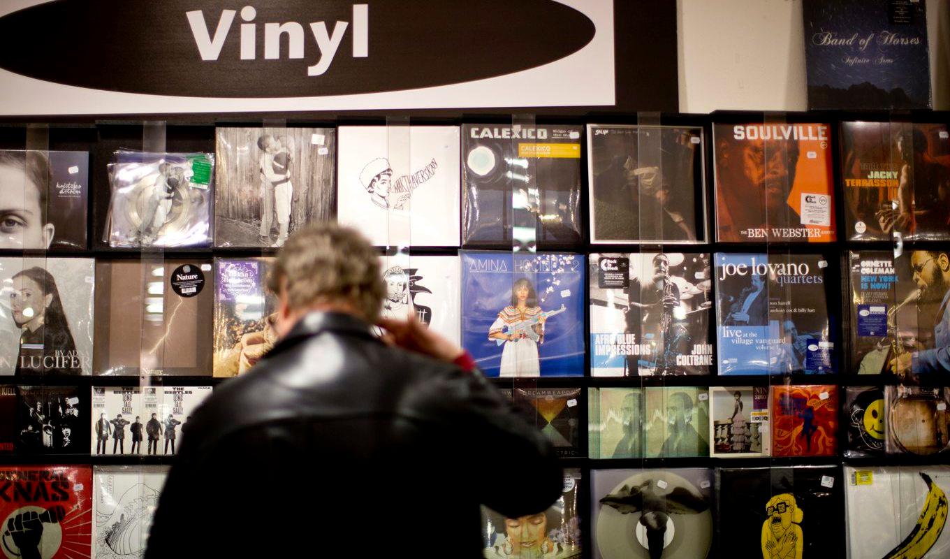 Vinylskivor har haft sin bästa försäljningsvecka i USA sedan 1991. Arkivbild. Foto: Björn Larsson Rosvall/TT