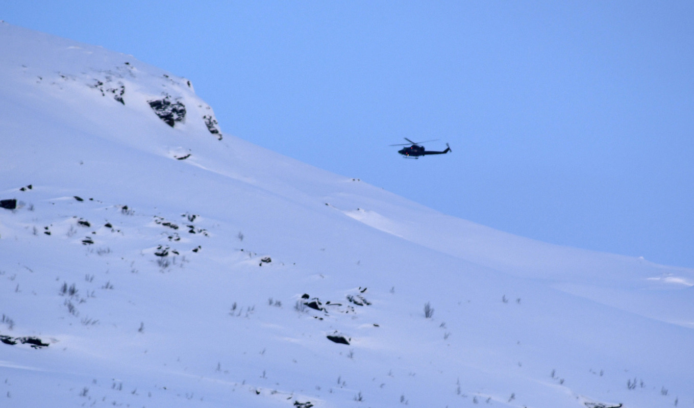 Tre svenskar drogs med i lavinen i Norge i fredags. En av dem omkom. Arkivbild. Foto: Rune Stoltz Bertinussen/NTB/TT