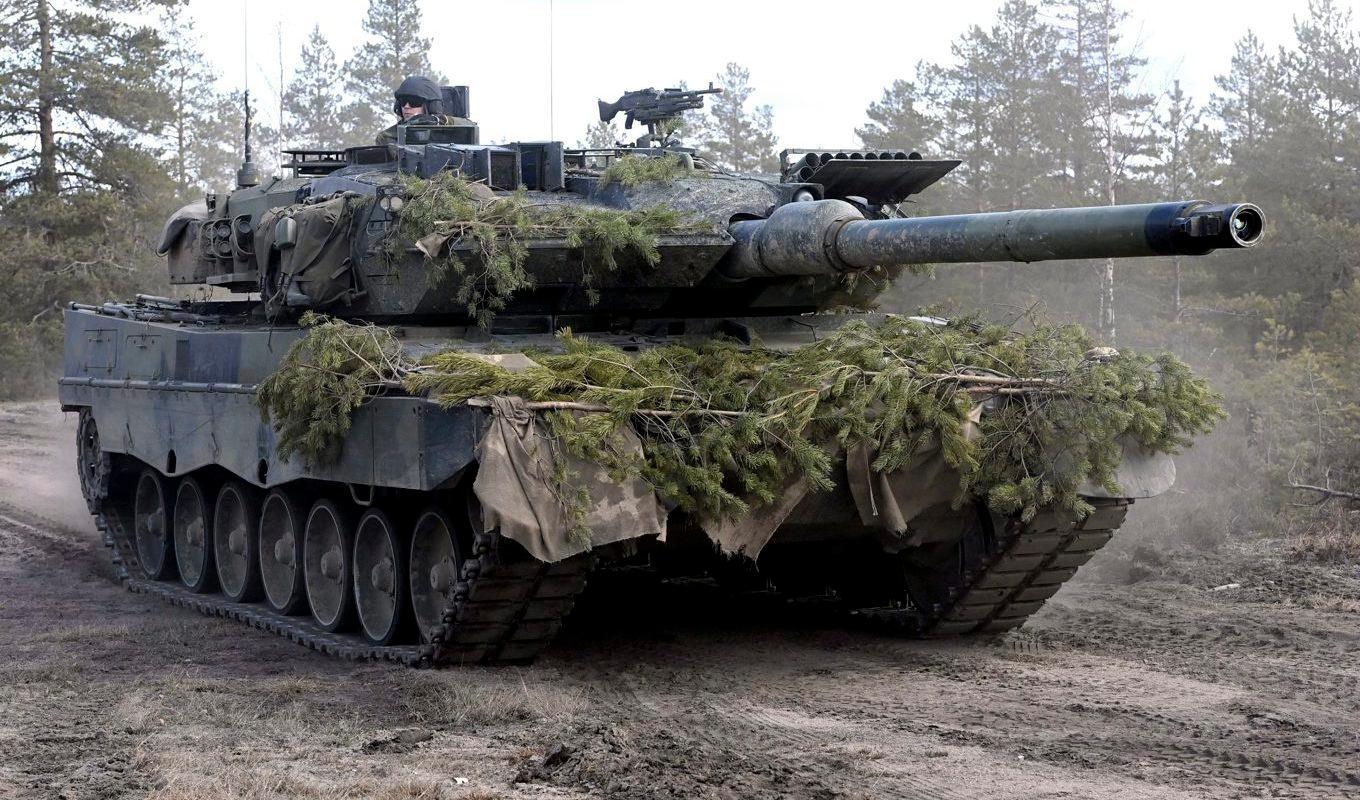 Polen är redo att skicka stridsvagnar av typen Leopard till Ukraina, enligt den polske presidenten. Arkivbild. Foto: Heikki Saukkomaa/Lehtikuva/AP/TT