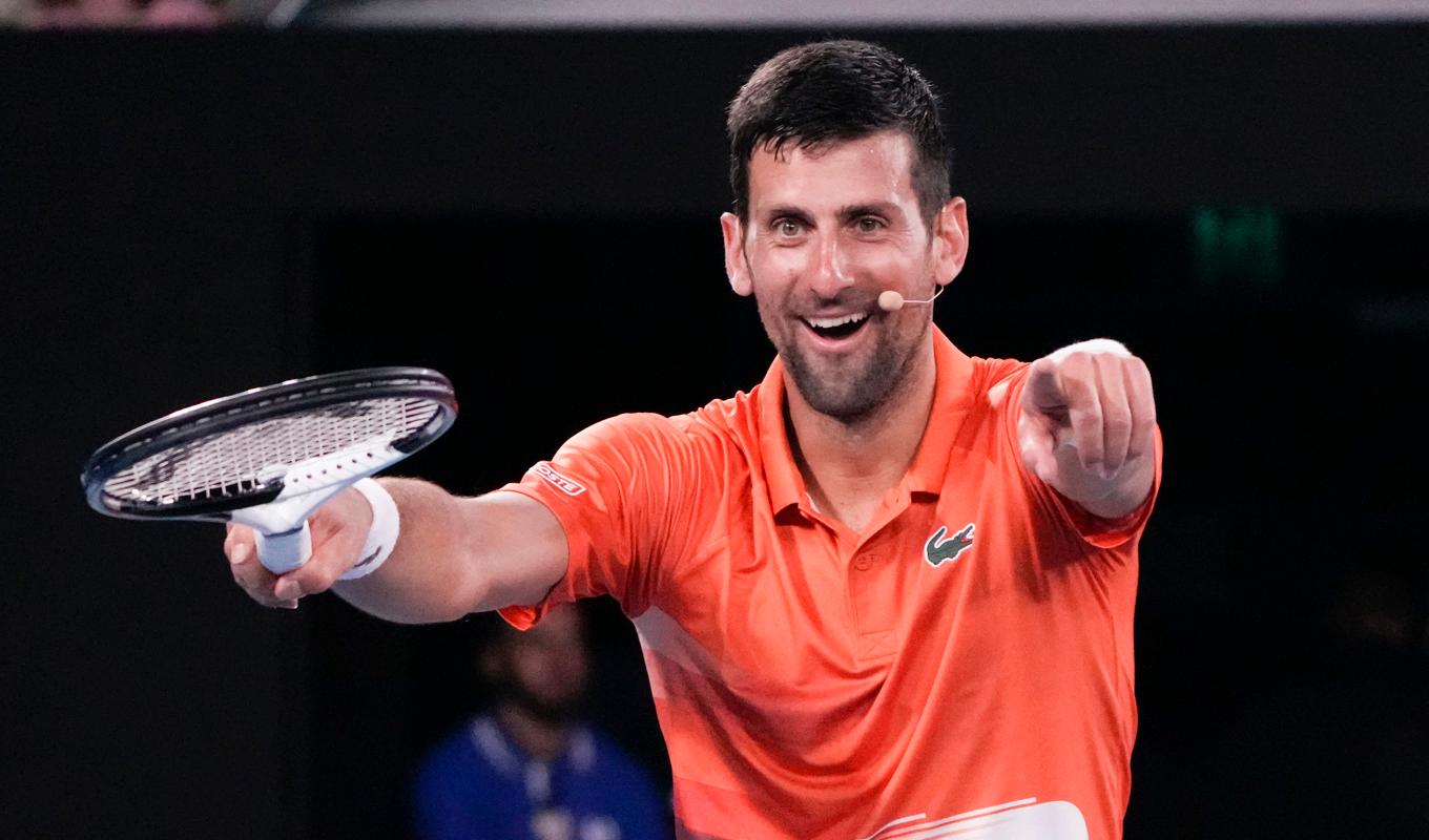 Novak Djokovic är tillbaka i Australien. Foto: Mark Baker/AP/TT