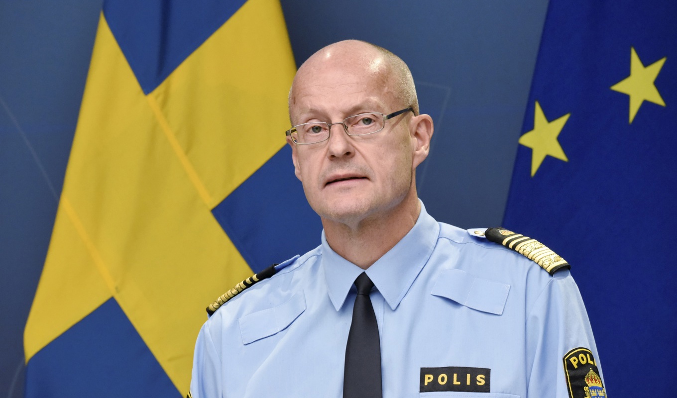 Den 12 december omplacerades Mats Löfving från sin tjänst som regionpolischef i Stockholm. Arkivbild. Foto: Marko Säävälä/TT