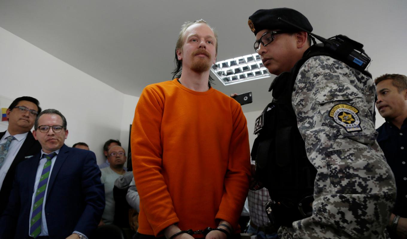 Rättegången mot den svenske programmeraren Ola Bini har i natt avslutats i Ecuador. Arkivbild. Foto: Dolores Ochoa/AP/TT