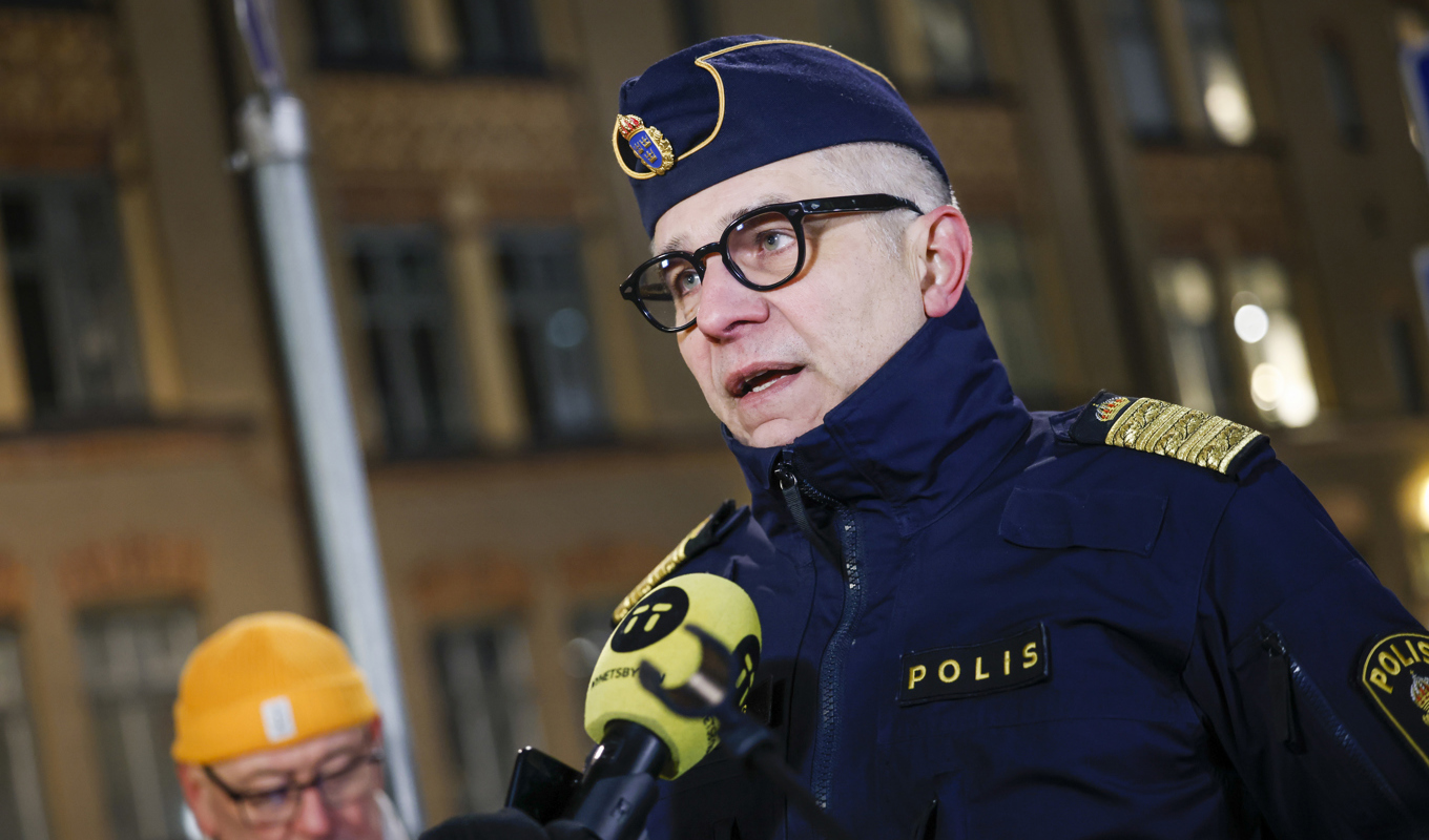 Rikspolischef Anders Thornberg tillträdde posten 2018. Arkivbild. Foto: Fredrik Persson/TT