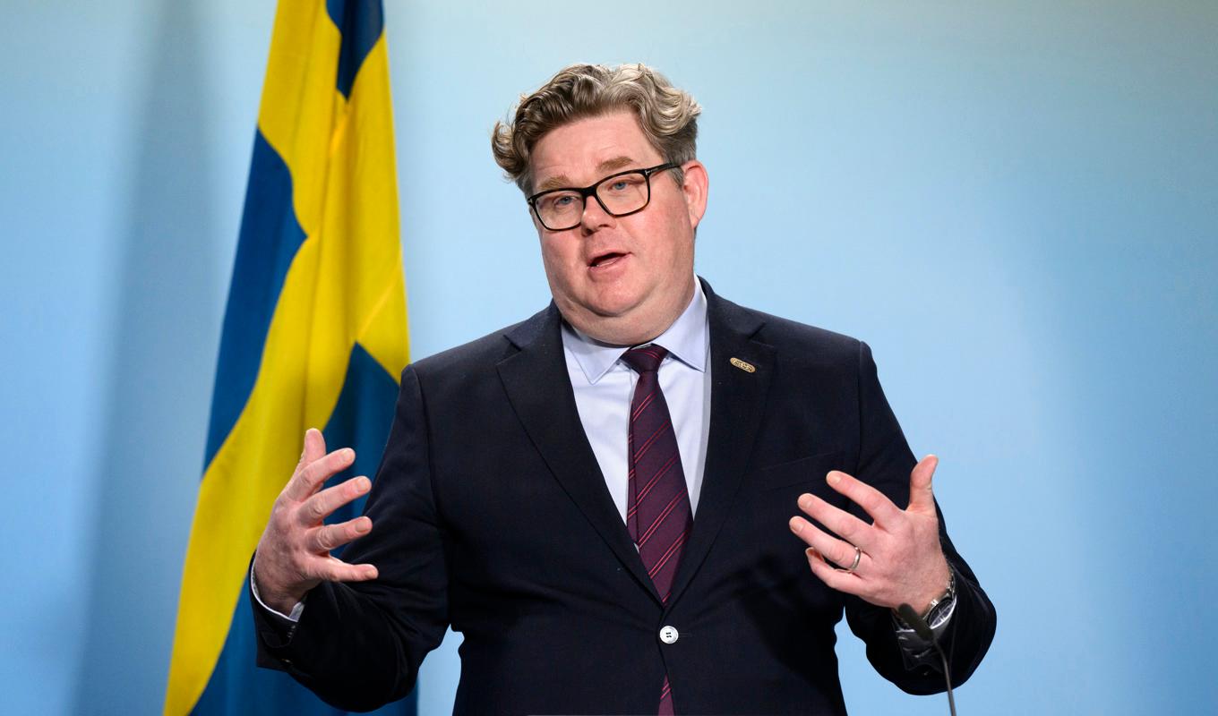 Sveriges justitieminister Gunnar Strömmer (M). Arkivbild. Foto: Jessica Gow/TT
